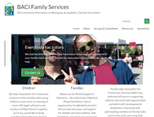 Tablet Screenshot of family.gobaci.com